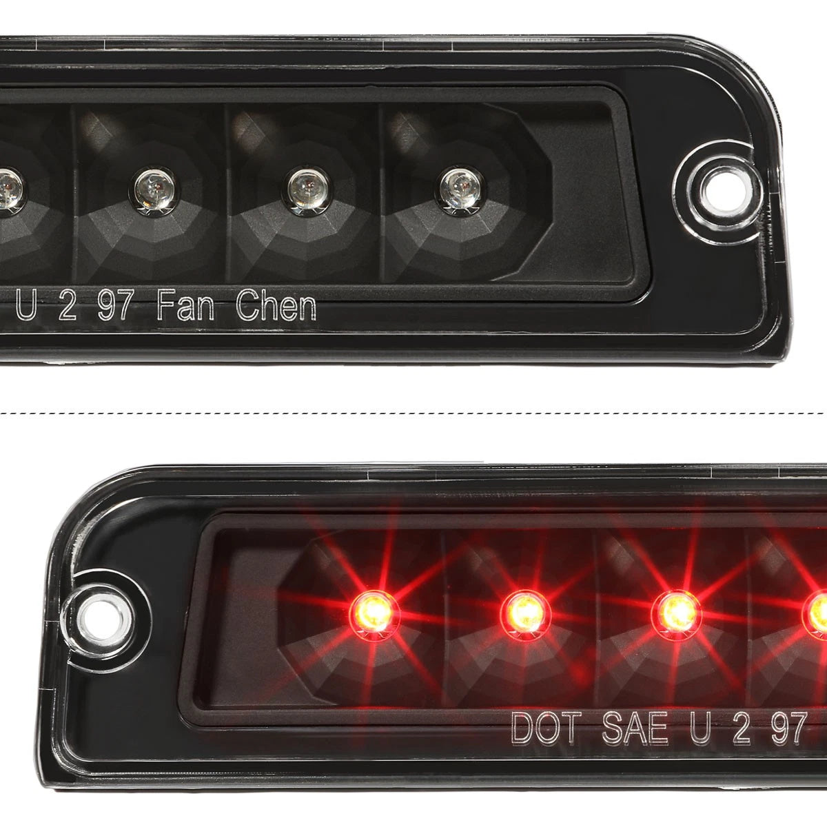 Full LED Third Tail Brake Light for Jeep Wrangler (1997–2006)