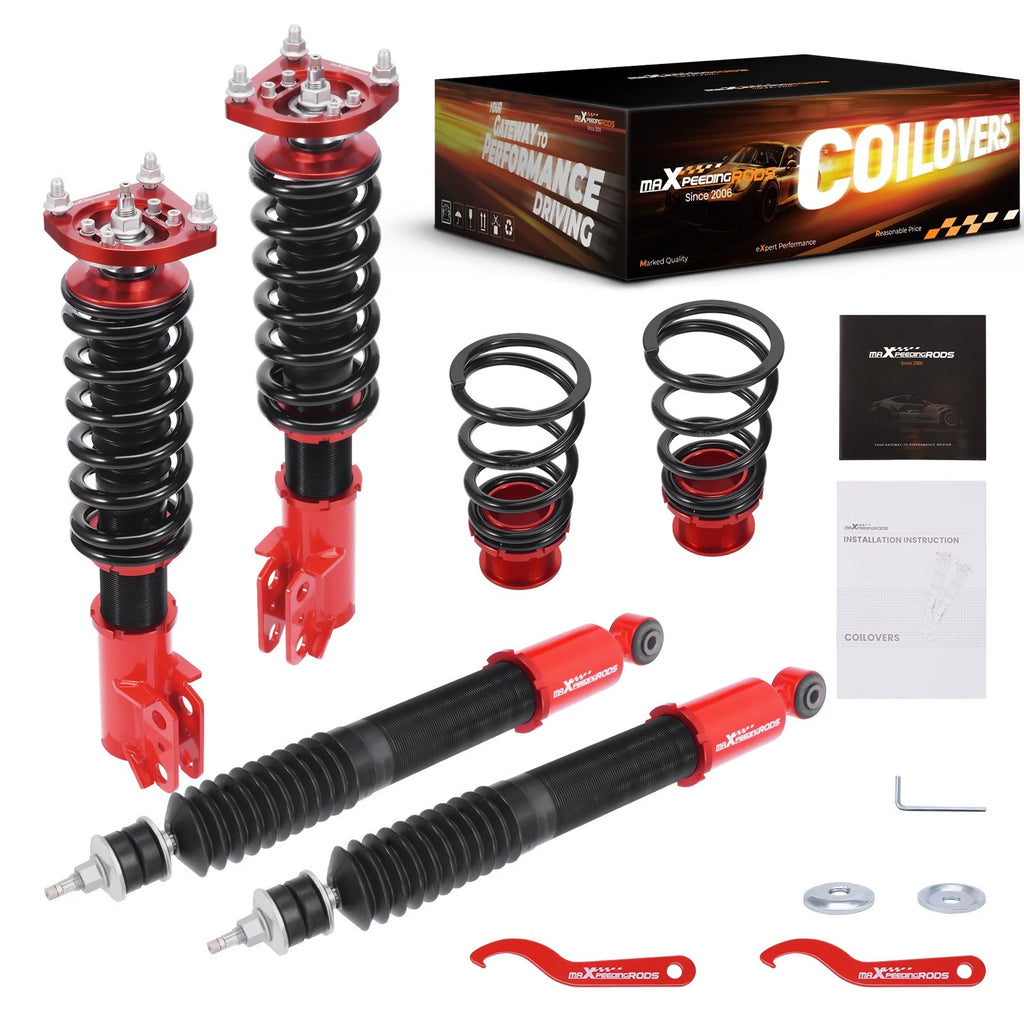 Coilovers 24-Step Shocks Spring Kit for Ford Mustang (1994–2004)