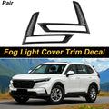 Fog Light Cover Trim Set of 2 for Honda CR-V (2023–2024) Carbon Fiber Black