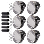 6pcs Pistons & Rings Set for VW Audi Porsche S4 S5 A6 A7 Q7 3.0 TFSI EA839