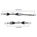 Front CV Axle Shafts for Infiniti QX60 (2014–2015) & Nissan Pathfinder (2013–2017)