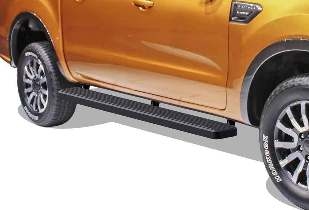 Running Boards for Ford Ranger SuperCrew Cab (2019–2026) - 6 Inch Matte Black
