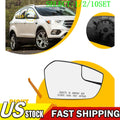 Passenger Side Mirror Glass for Ford Escape SEL (2017–2019)