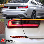 Rear Reflector Light with Dynamic Turn Signal for BMW 3-Series G20 (2019–2023)