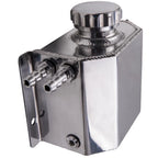 1L Aluminum Engine Oil Catch Can Reservoir Tank Universal