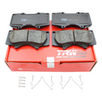TRW Pro Front Ceramic Brake Pad Set for Toyota GX460 4Runner FJ Cruiser Sequoia Tacoma (2010–2023)