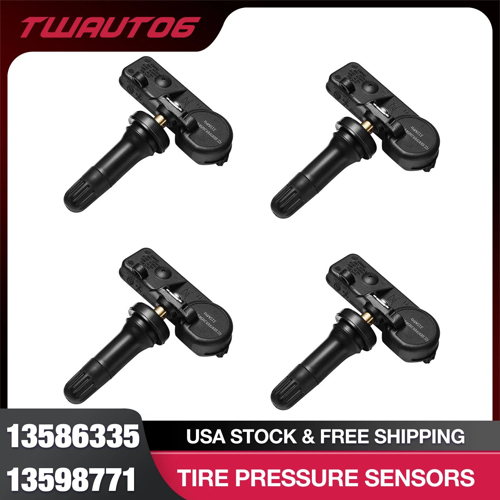 OEM TPMS Tire Pressure Monitoring Sensors for Chevy GMC (2014–2019)