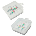 Treble Hooks for Ice Fishing (8#, 16.3mm, 0.6g, Diamond Pattern)