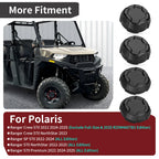 Set of 4 Wheel Rim Caps for Polaris Ranger SP 570, Crew SP 570 (2022–2025)