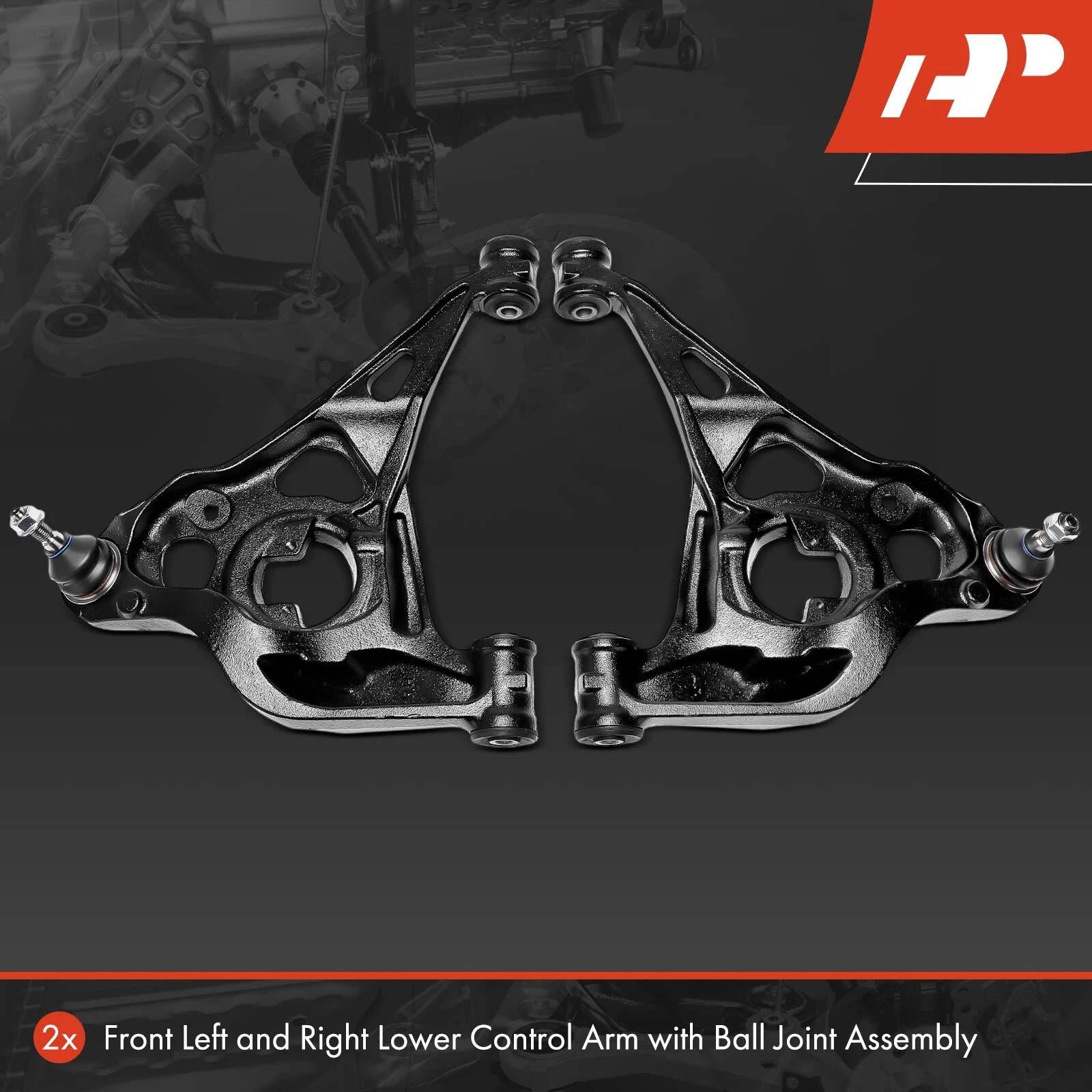 2X Front Lower Control Arm with Ball Joint for Chevy Express 2500 (2003-2023)