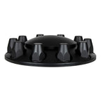 Axle Covers Set for Kenworth Semi Truck Black Standard Hubcaps 33mm (2001–2024)