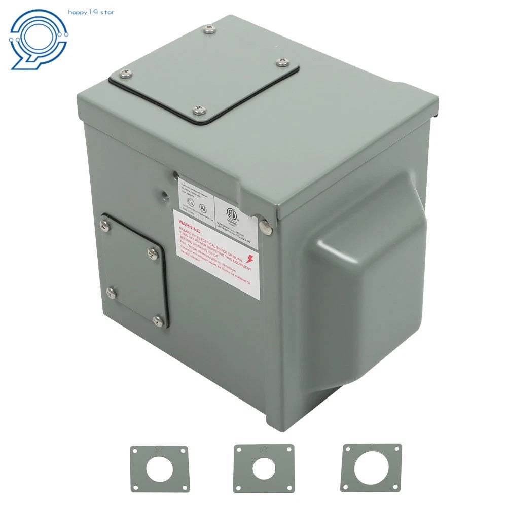 3 Prong 250V Welding Power Outlet Box NEMA 6-30R for