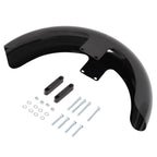 19" Vivid Black Front Wheel Wrap Fender for Harley Electra Glide (2009–2023)
