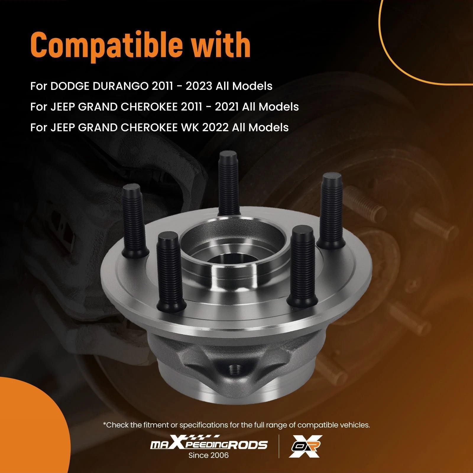 Wheel Hub Set for Jeep Grand Cherokee (2011–2021)