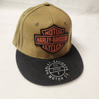 Harley-Davidson Flatbill Hat 99402-22VM Green Fitted Size 7