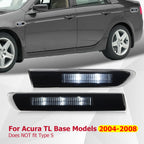 Set of 4 Smoked LED Side Marker Lights for Acura TL (2004–2008)