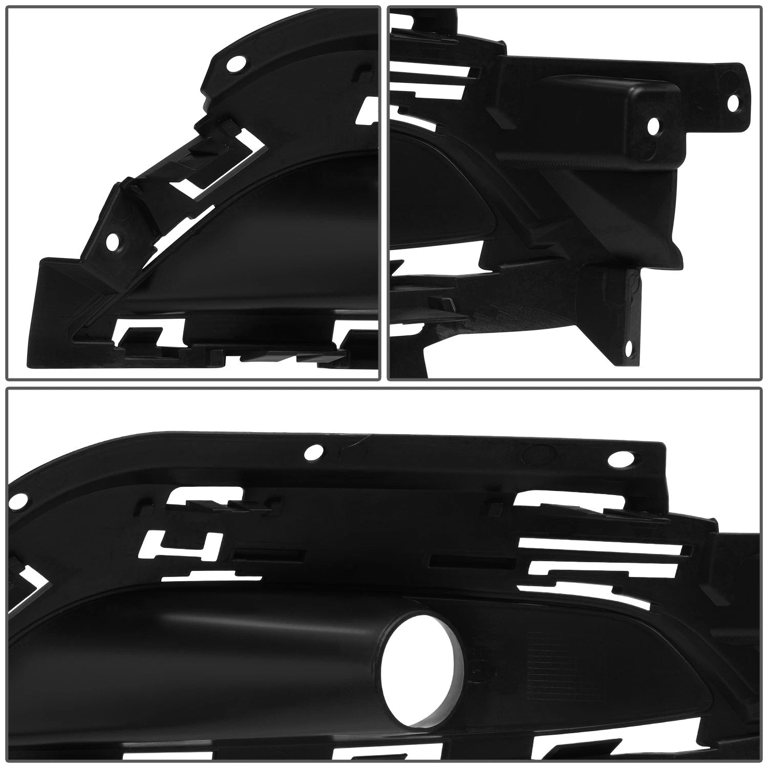 Fog Light Bezel for Chrysler 200 (2015–2017) - Driver Left, Black