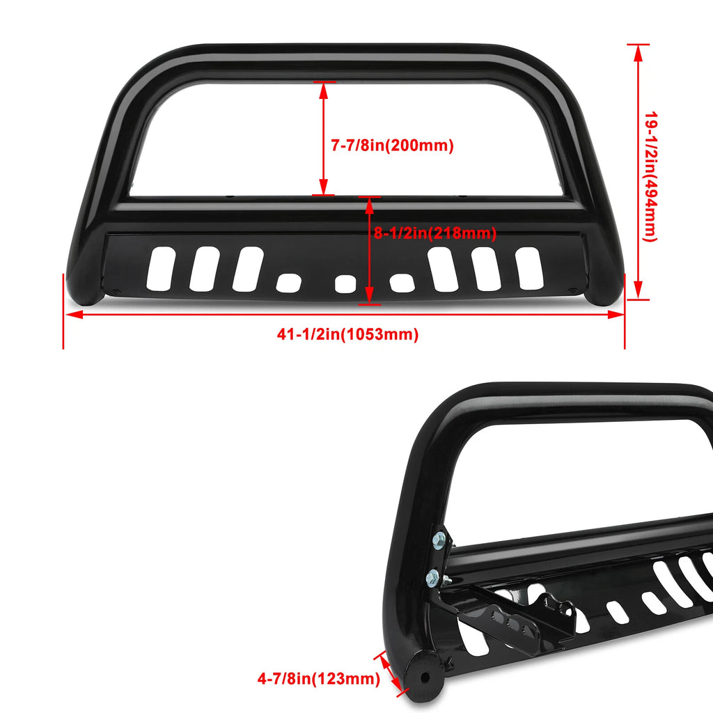 Bull Bar Push Bumper Grille Guard for Silverado Tahoe Sierra Yukon (2007–2018)