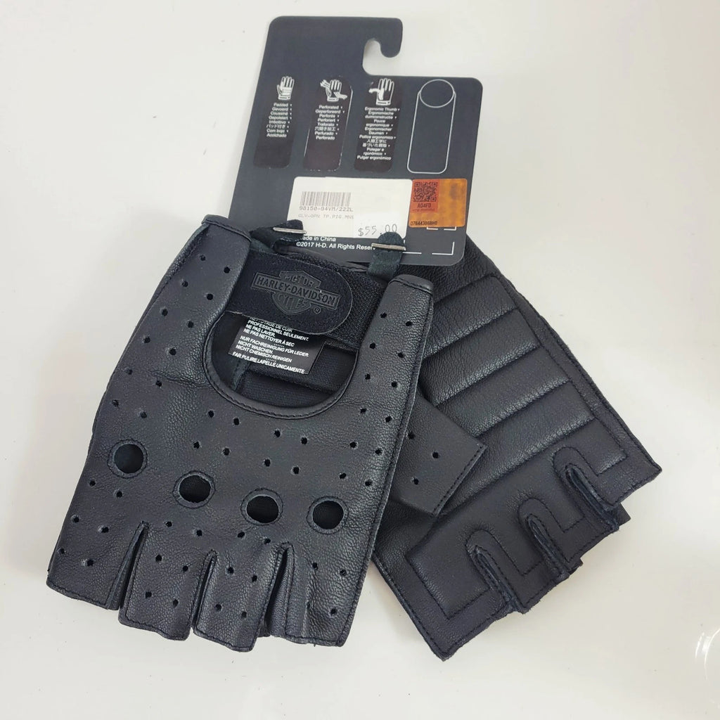 Fingerless Leather Gloves for Harley-Davidson (98150-94VM)