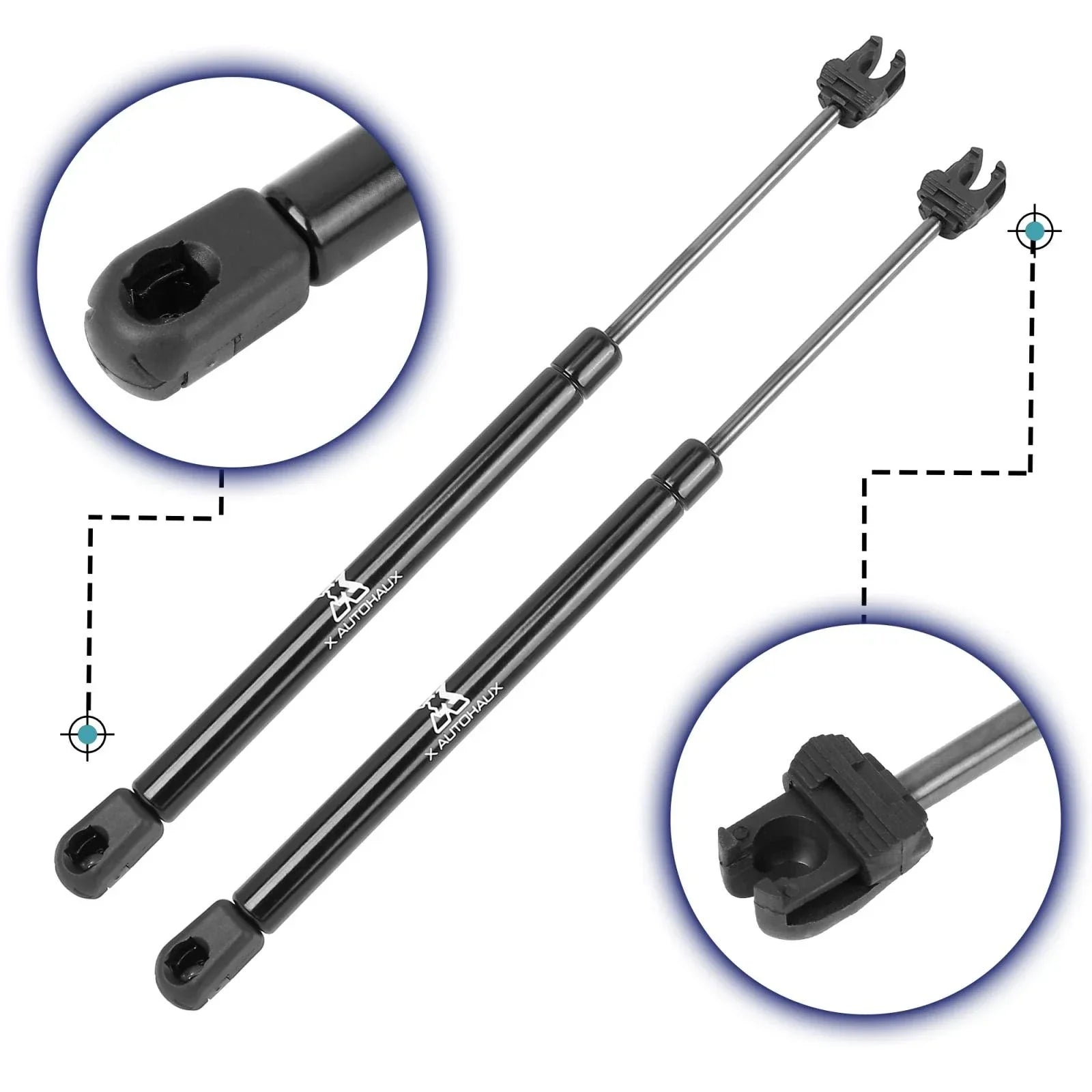2 x Front Hood Lift Supports for Dodge Challenger (2008-2012)