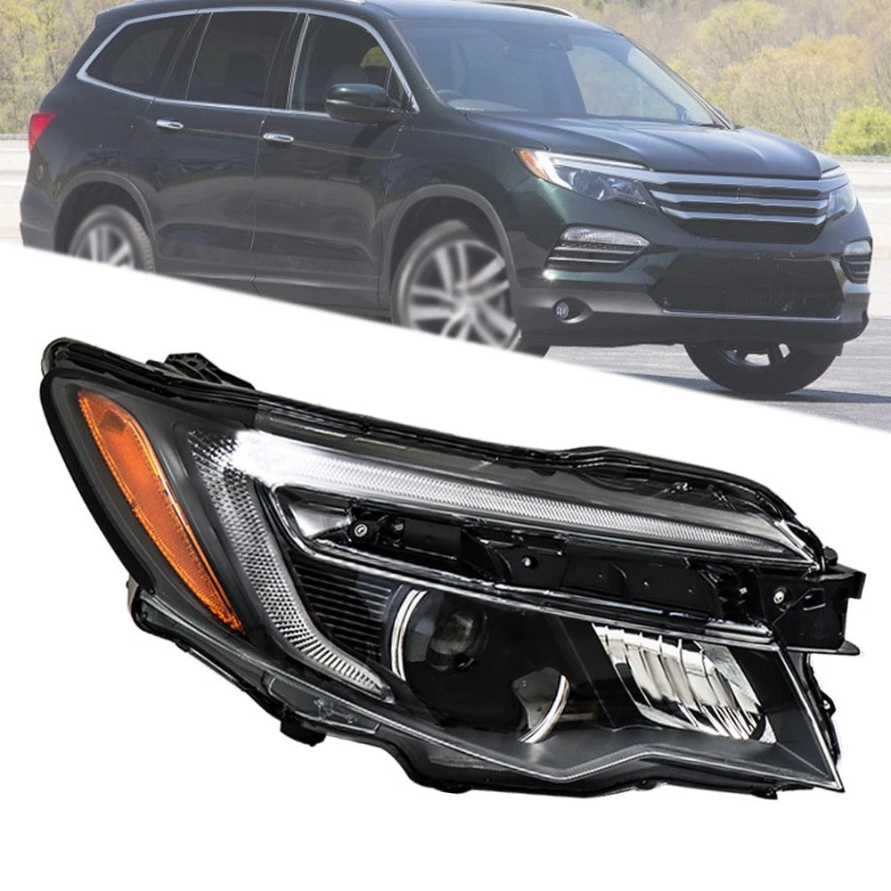 Halogen Headlight Assembly for Honda Pilot Ridgeline (2016–2020) Passenger Side