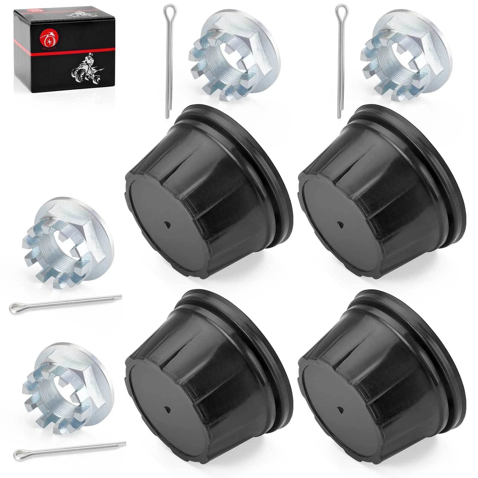 Set of 4 Wheel Center Caps for Honda Foreman Rancher TRX420 TRX500 TRX520 (44732-HC4-010)