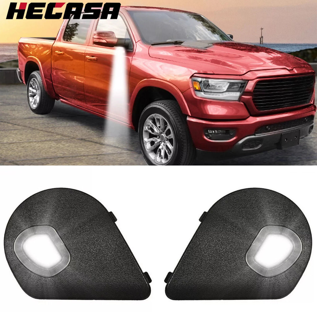 LED Side Towing Mirror Puddle Light for Dodge Ram 1500 2500 3500 4500 5500 (2010–2019)