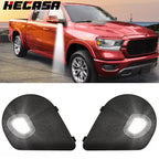 LED Side Towing Mirror Puddle Light for Dodge Ram 1500 2500 3500 4500 5500 (2010–2019)