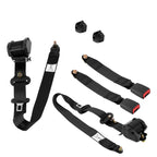 2X Retractable 3 Point Safety Seat Belt Straps for Car Vehicle