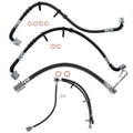 Sunsong 4X Brake Hydraulic Hose Kit for Ford E-250 E-350 (2008–2014)