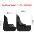 4x Mud Flaps for Tiggo 8 Pro Plus (2020-2021)