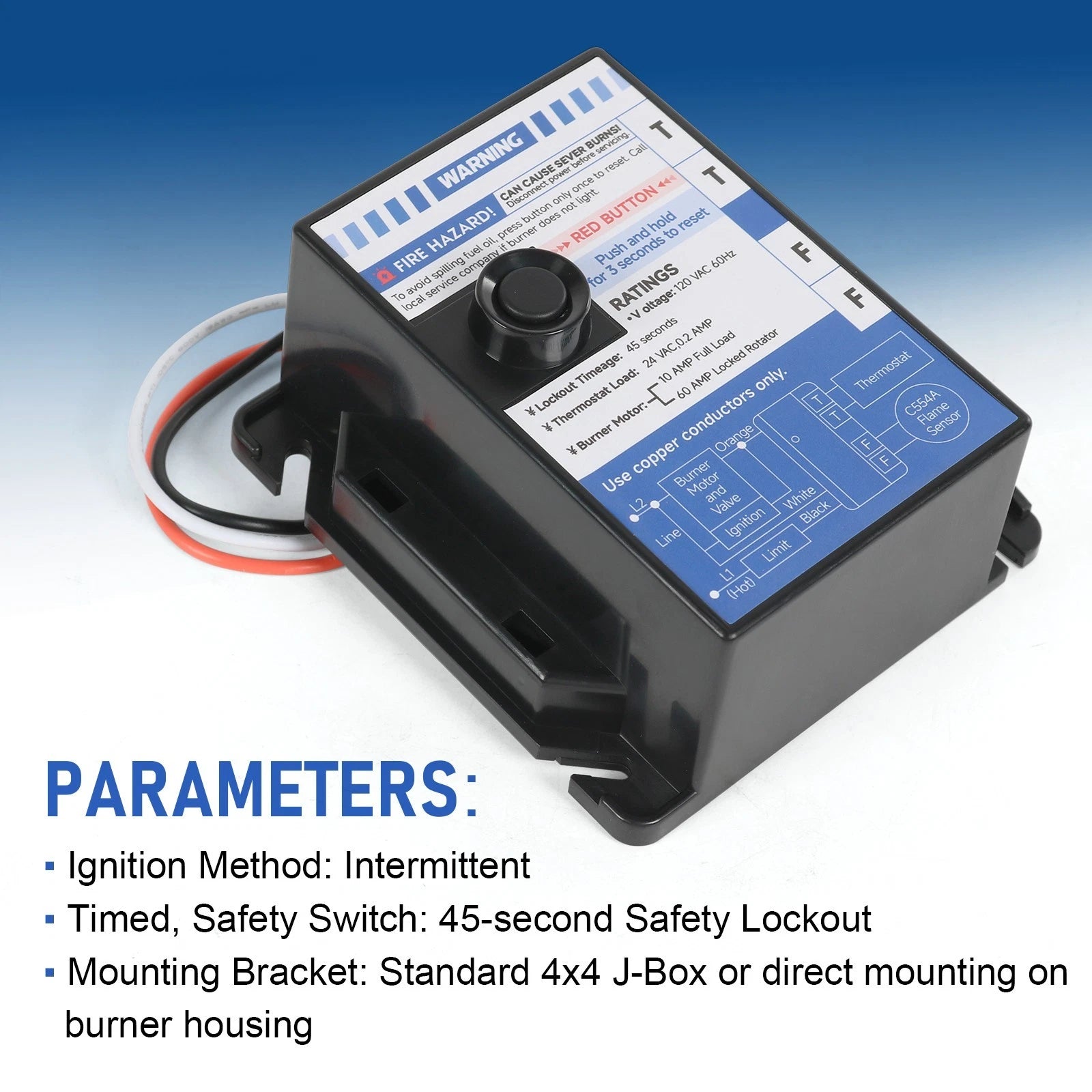 Intermittent Ignition Oil Primary Control for R8184