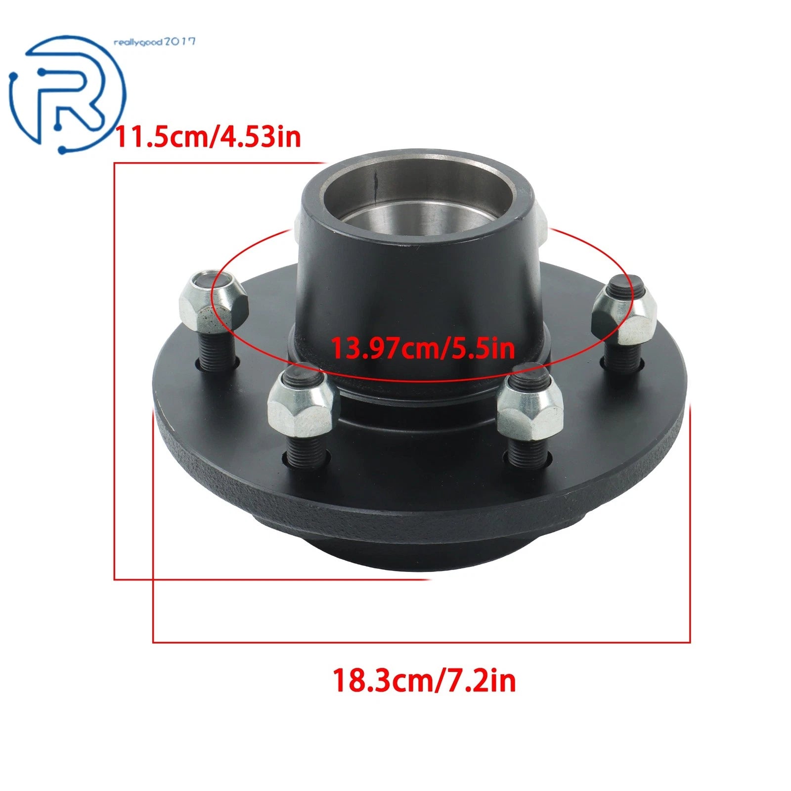 Circle #42 Spindle Trailer Hub Kit 6 Lug 5.5" (4000 lbs)
