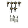 Set of 6 NGK Ignition Coils & Iridium Spark Plugs for Ford Flex Navigator Taurus (2009–2019)