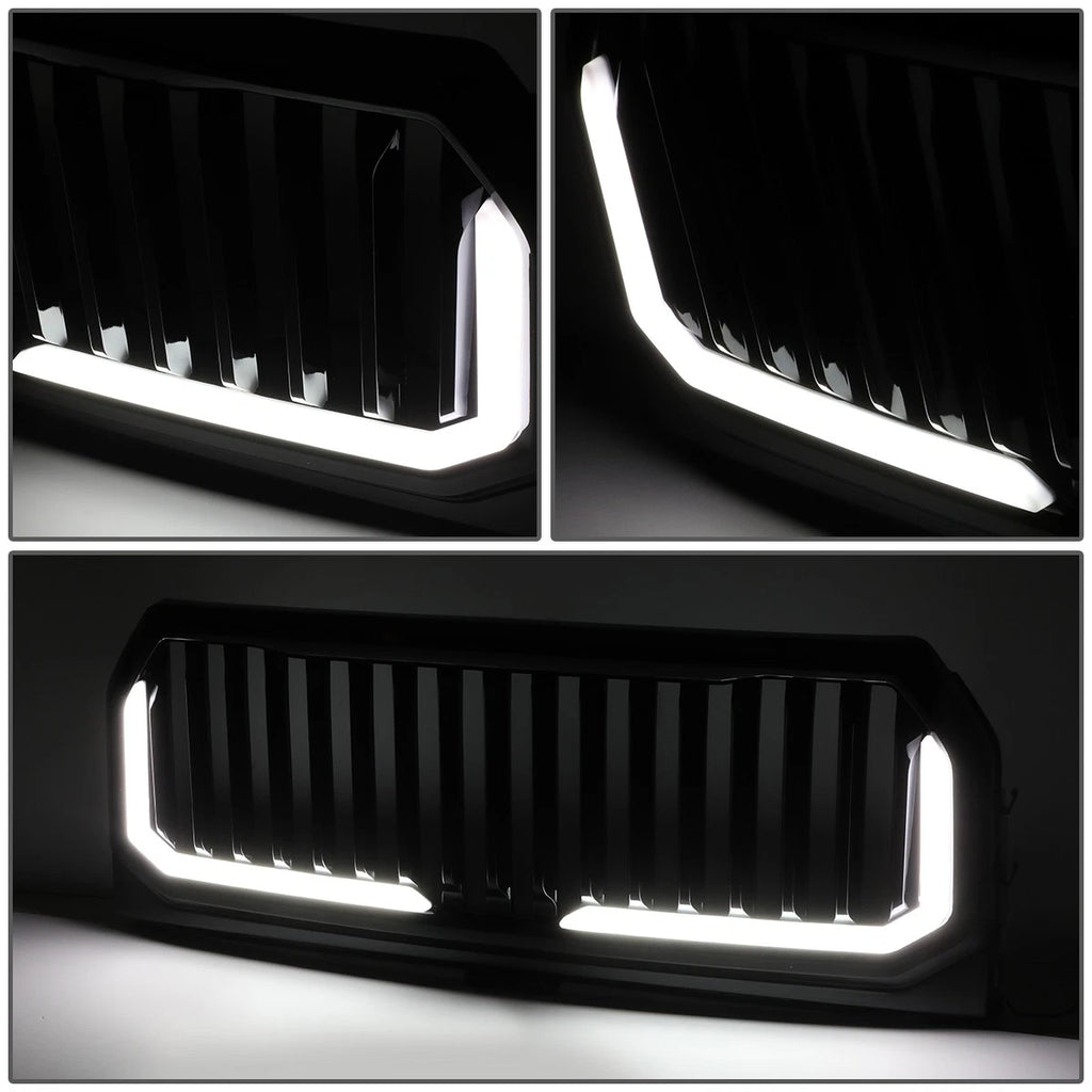 LED Tube Bar Front Bumper Grille for Ford F150 (2015–2017)