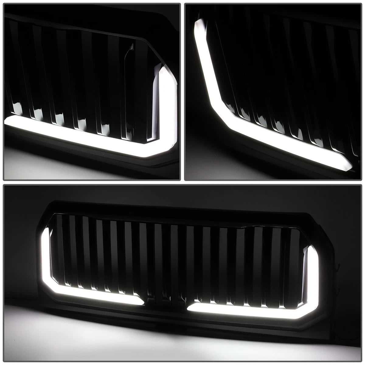 LED Tube Bar Front Bumper Grille for Ford F150 (2015–2017)