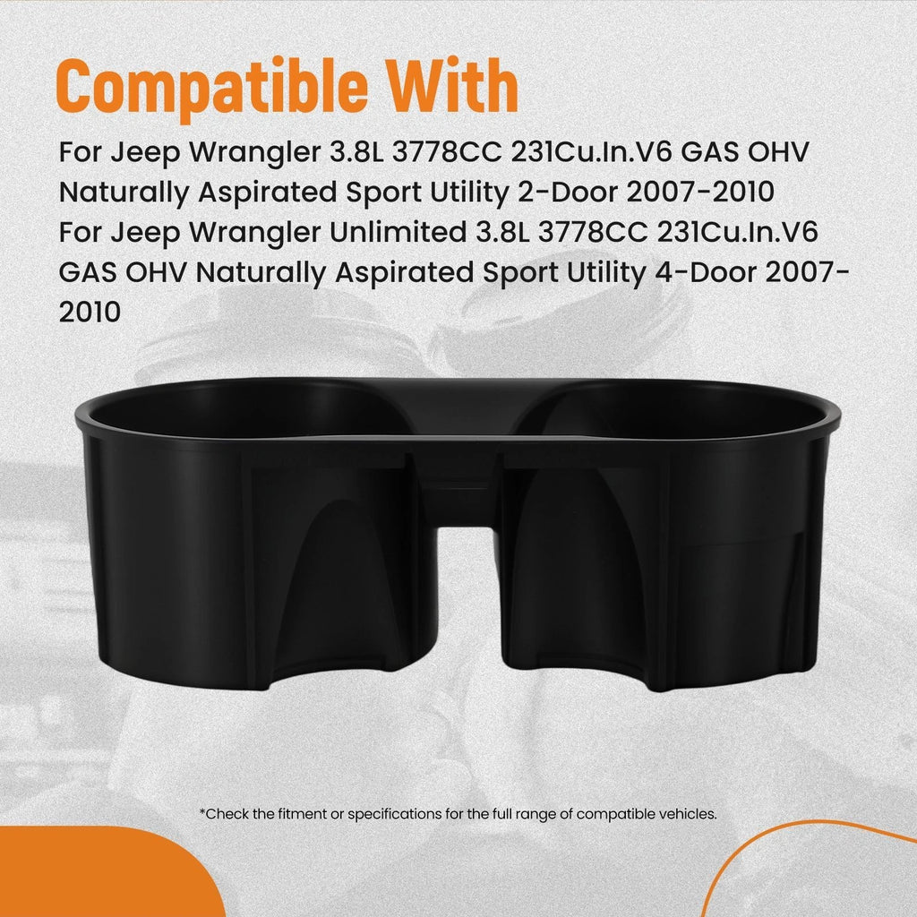Center Console Cup Holder for Jeep Wrangler Unlimited (2007–2010)