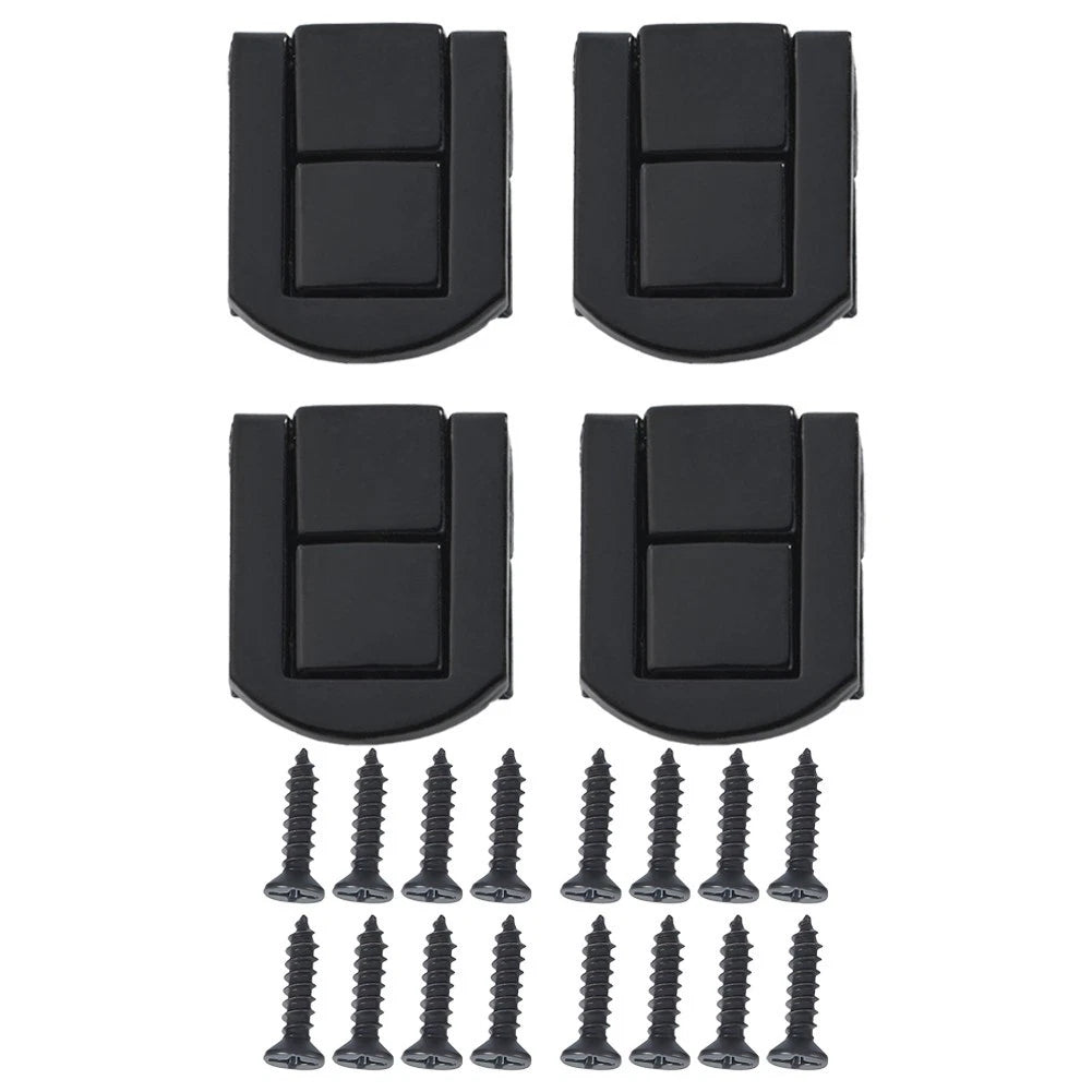 Set of 4 Metal Locks for Wooden Boxes (Retro Style)