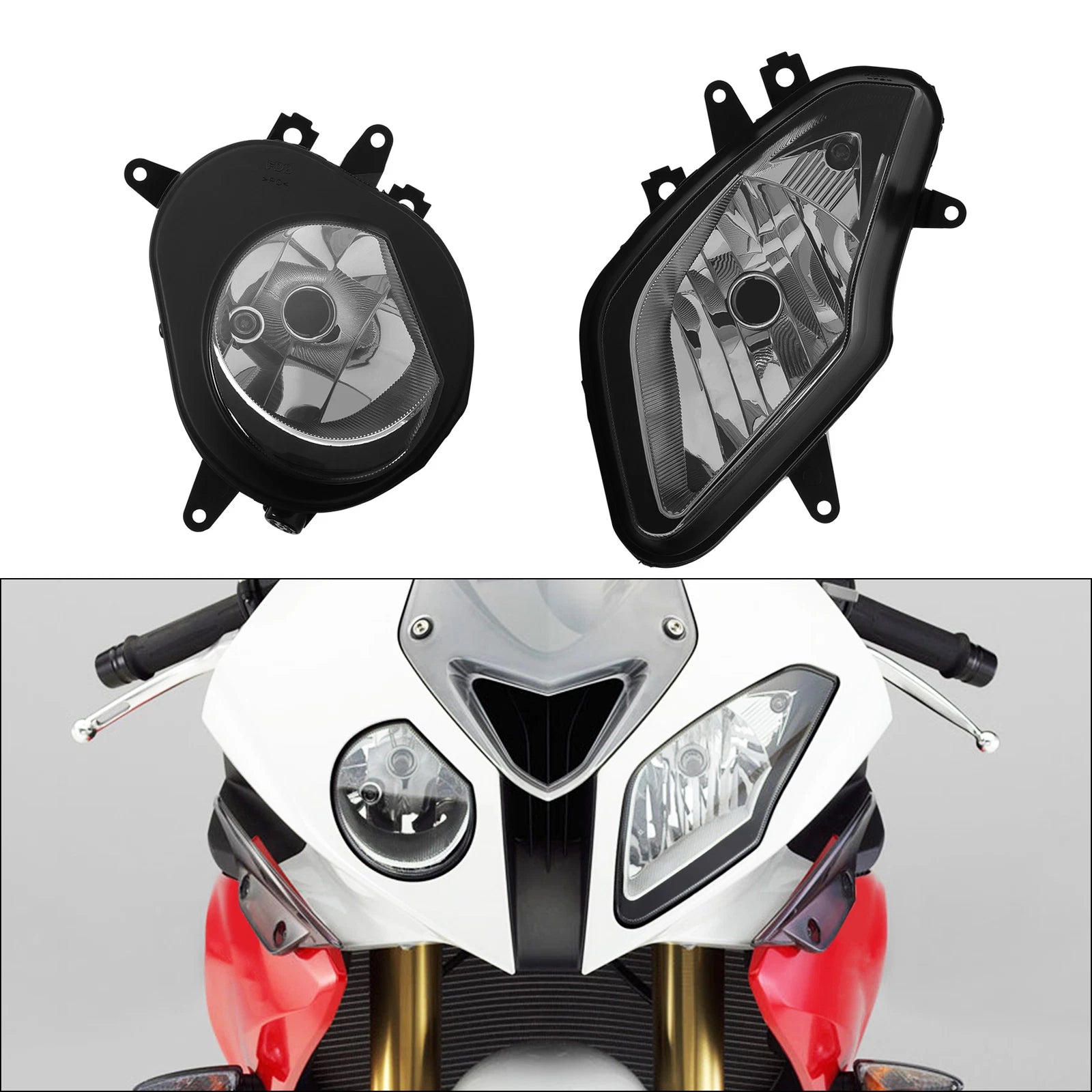 Headlight Lamp & Upper Fairing Stay Bracket for BMW S1000RR (2009–2014)
