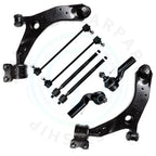 Set of 8 Front Lower Control Arms with Ball Joints for Mazda3 Mazda5 (2004–2013)