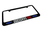 License Plate Frame Front for Chevrolet Cheyenne 10 Blue Bowtie (2010–2019)