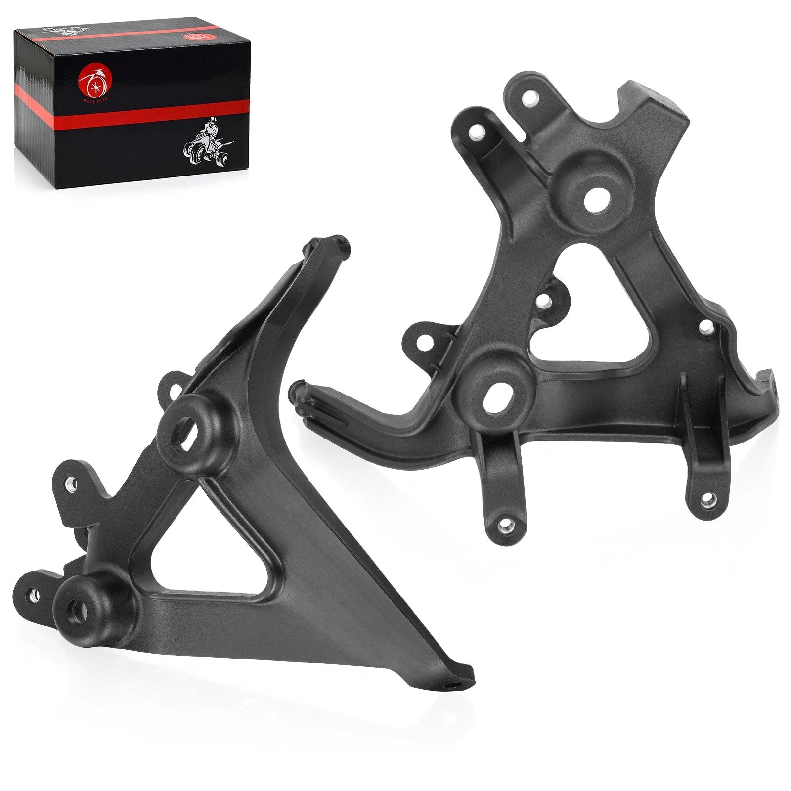 Set of 2 Headlight Fender Bracket Supports for Yamaha Raptor 700 SE (13-25)