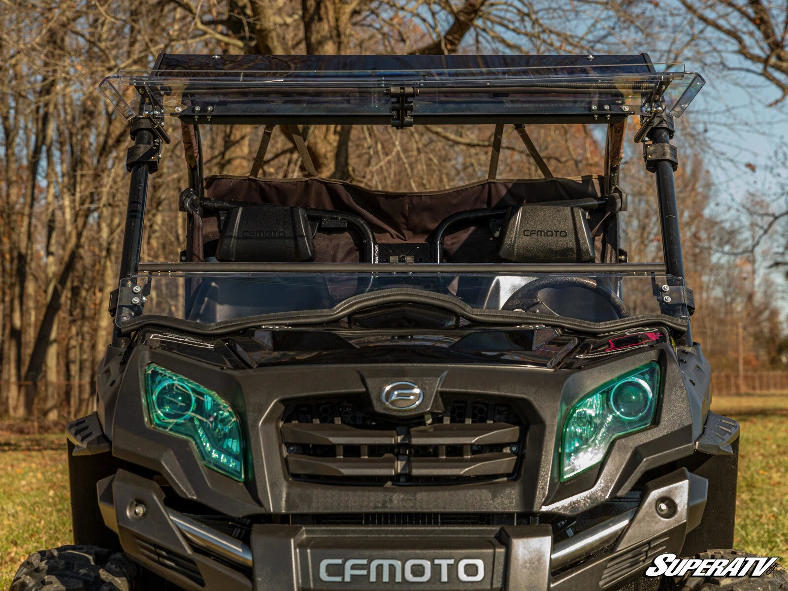 Scratch Resistant Flip Windshield for CFMOTO UForce 800 (2014–2022)