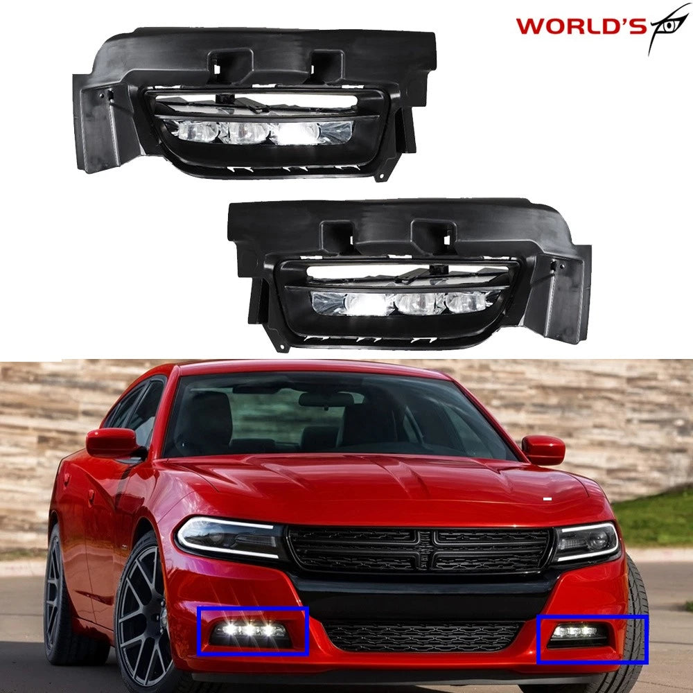 LED Bumper Fog Lights for Dodge Charger (2015–2017)