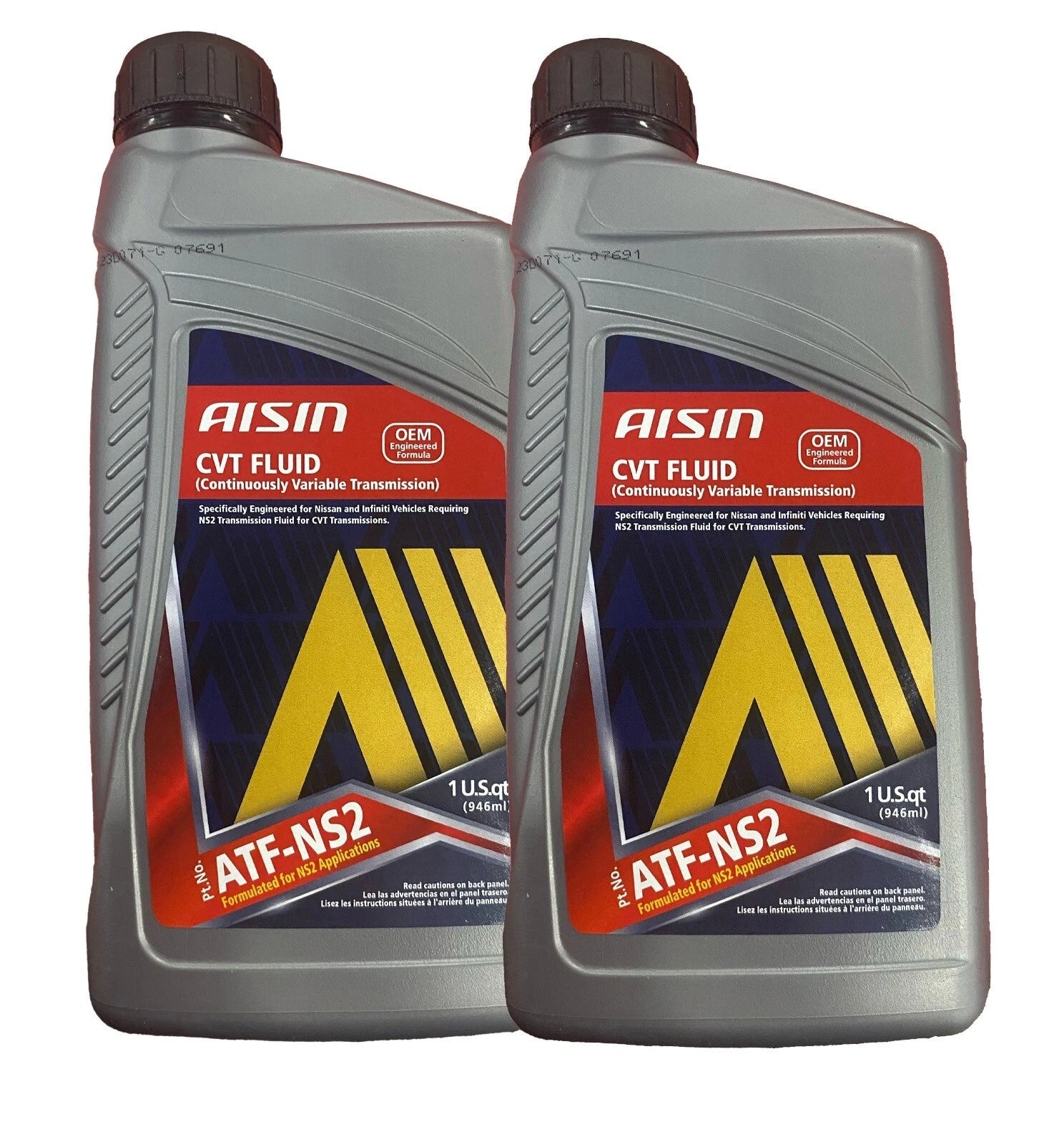 2X Aisin CVT Auto Trans Fluid for Nissan Chevrolet Dodge Jeep (1qt each)