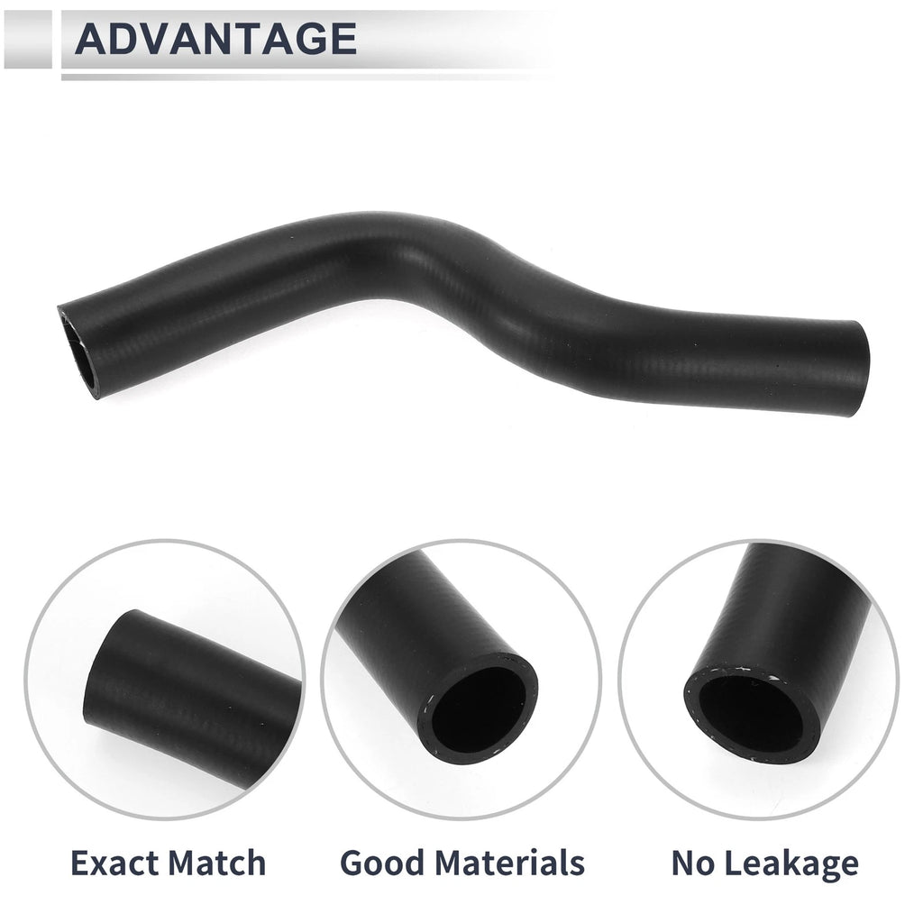 Radiator Coolant Hose for Honda Civic (1992–2000) No. 19501P08000 Rubber Black