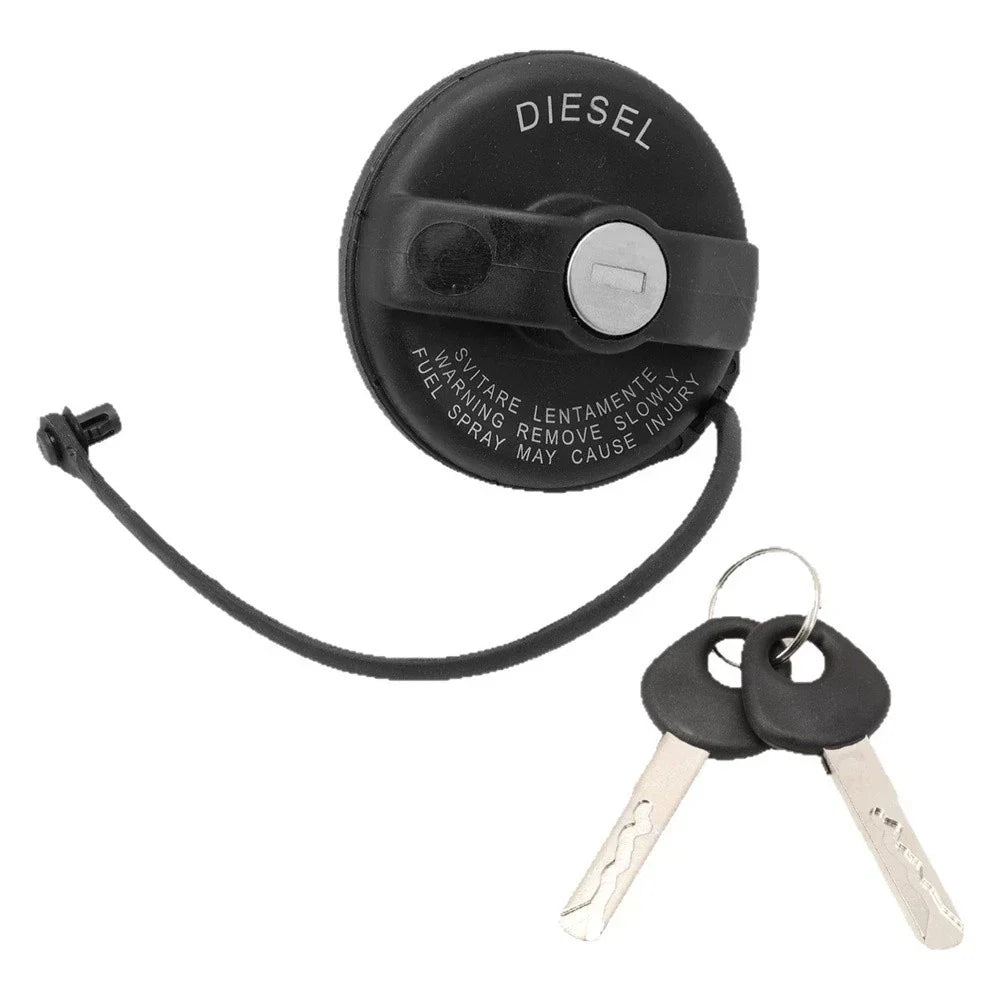 Fuel Tank Cap w/ 2 Keys for Fiat Ducato, Peugeot Boxer, Jumper (2006-2023)