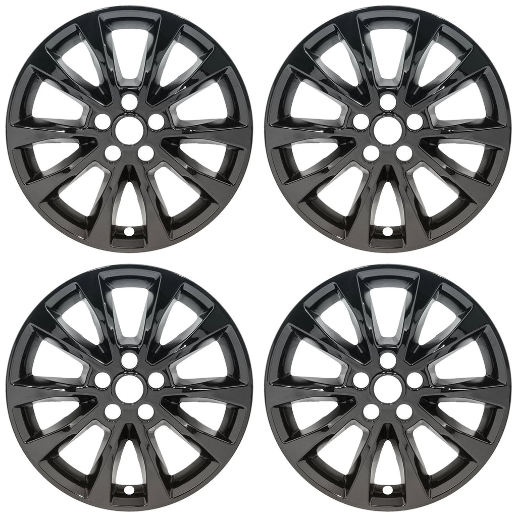 17" Gloss Black Wheel Skins for 2016-2017 Ford Fusion SE - UQSK0184