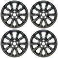 17" Gloss Black Wheel Skins for 2016-2017 Ford Fusion SE - UQSK0184