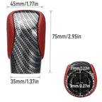 Gear Shift Knob Red Carbon Fiber Style for Lexus ES350 GS350 GX460 IS350 RX350